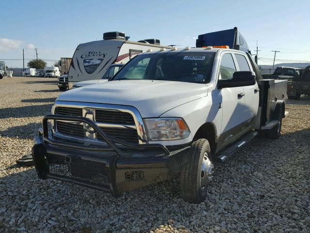 3C7WDTCL2CG256343 - 2012 DODGE RAM 3500 S WHITE photo 2