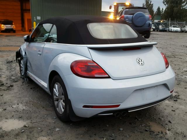 3VW517AT8HM813726 - 2017 VOLKSWAGEN BEETLE S/S 银色 照片 3