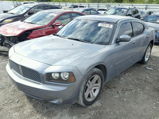 2B3KA53H17H614535 - 2007 DODGE CHARGER R/ SILVER photo 2