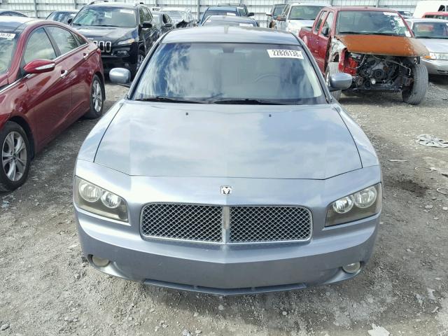 2B3KA53H17H614535 - 2007 DODGE CHARGER R/ SILVER photo 9