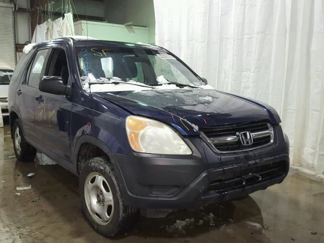 SHSRD78403U107463 - 2003 HONDA CR-V LX BLUE photo 1