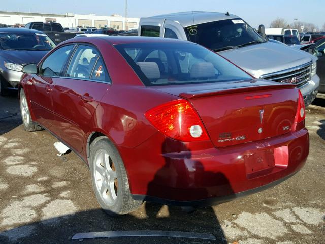 1G2ZG57N484141700 - 2008 PONTIAC G6 BASE RED photo 3