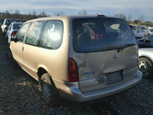 4N2DN11W6RD844929 - 1994 NISSAN QUEST XE GOLD photo 3