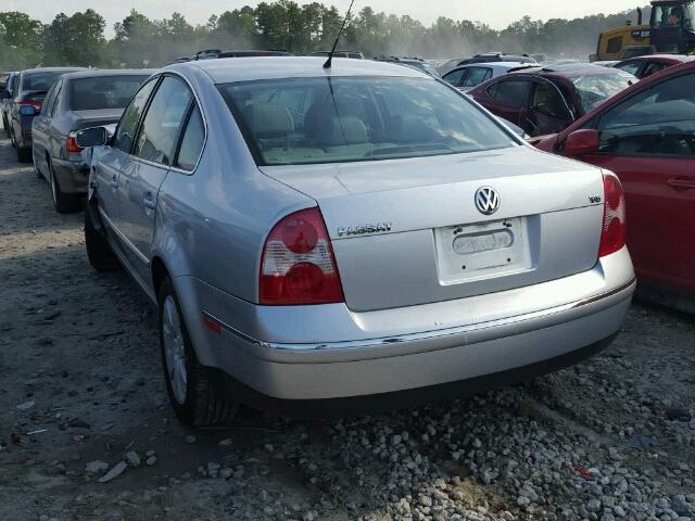 WVWRH63B23P330685 - 2003 VOLKSWAGEN PASSAT GLX SILVER photo 3