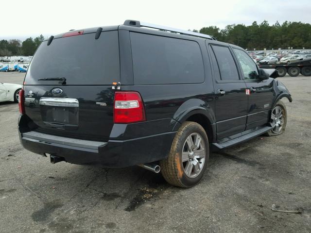 1FMFK19557LA88542 - 2007 FORD EXPEDITION BLACK photo 4