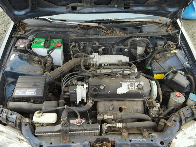 JHMEG8555NS003264 - 1992 HONDA CIVIC LX BLUE photo 7