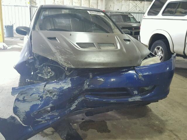 2HGES16305H534823 - 2005 HONDA CIVIC DX V BLUE photo 9