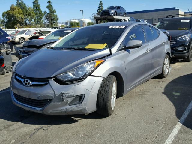 KMHDH4AE0BU130444 - 2011 HYUNDAI ELANTRA GL GRAY photo 2