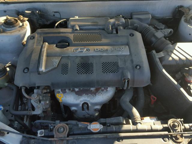 KMHDN46D16U222046 - 2006 HYUNDAI ELANTRA GL SILVER photo 7