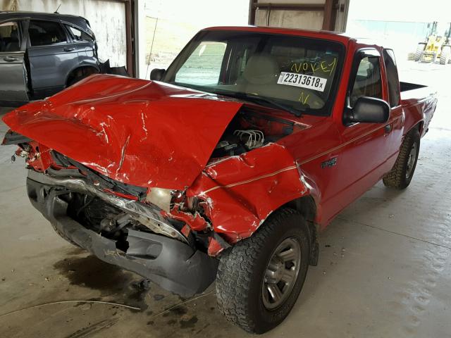 1FTYR14E91TA38587 - 2001 FORD RANGER SUP RED photo 2