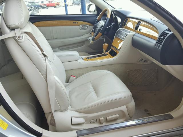 JTHFN48Y550071360 - 2005 LEXUS SC 430 SILVER photo 5