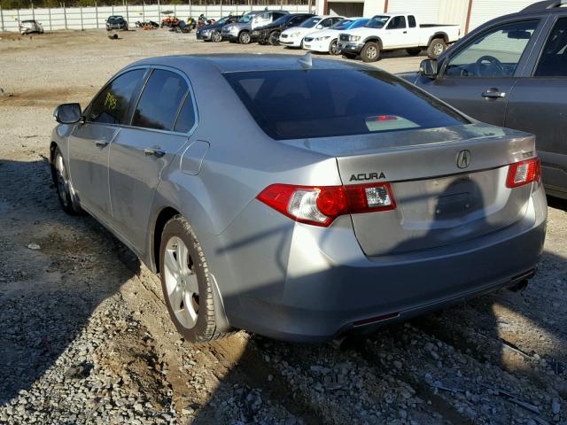 JH4CU26669C011166 - 2009 ACURA TSX SILVER photo 3