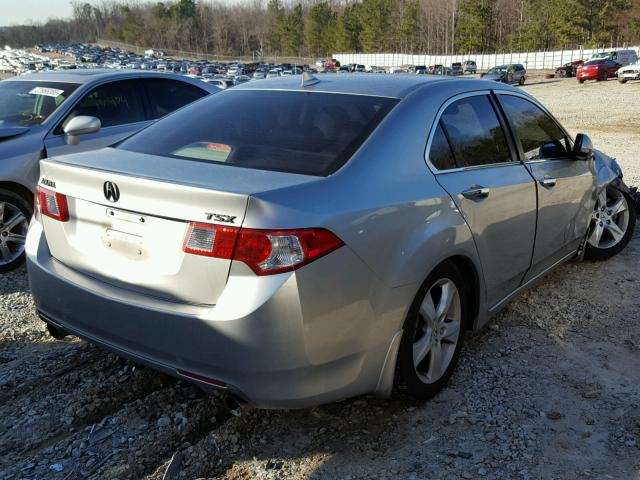 JH4CU26669C011166 - 2009 ACURA TSX SILVER photo 4