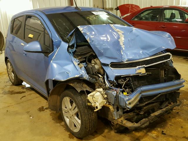 KL8CA6S92EC567527 - 2014 CHEVROLET SPARK LS BLUE photo 1