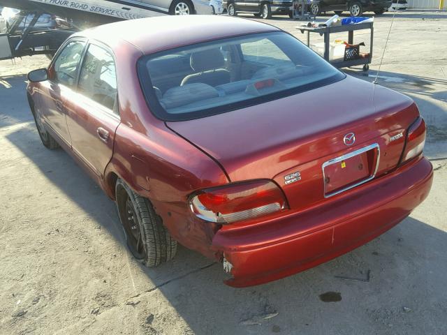 1YVGF22D2W5756542 - 1998 MAZDA 626 ES RED photo 3