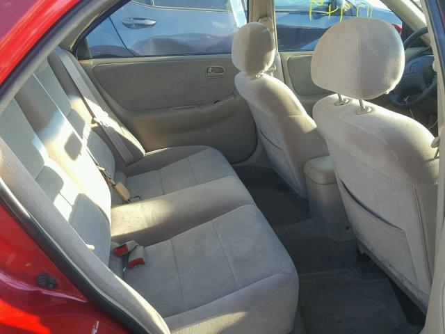 1YVGF22D2W5756542 - 1998 MAZDA 626 ES RED photo 6