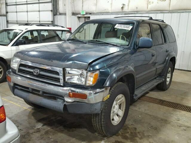 JT3HN87R0T0040594 - 1996 TOYOTA 4RUNNER LI GREEN photo 2