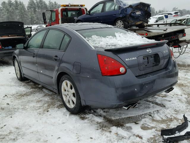 1N4BA41E37C829585 - 2007 NISSAN MAXIMA SE CHARCOAL photo 3