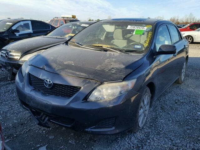 1NXBU4EEXAZ234970 - 2010 TOYOTA COROLLA BA GRAY photo 2