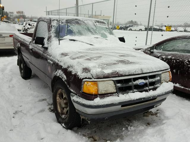 1FTCR10A5PPA82018 - 1993 FORD RANGER PURPLE photo 1