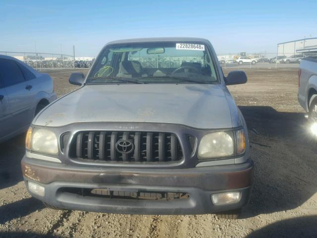 5TEVL52N33Z220644 - 2003 TOYOTA TACOMA XTR SILVER photo 10