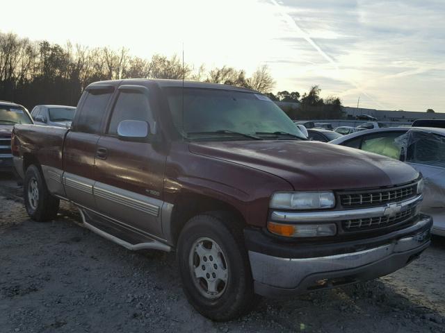 2GCEK19T7X1204568 - 1999 CHEVROLET SILVERADO BURGUNDY photo 1