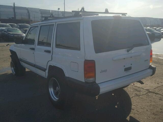 1J4FT48S61L622529 - 2001 JEEP CHEROKEE S WHITE photo 3