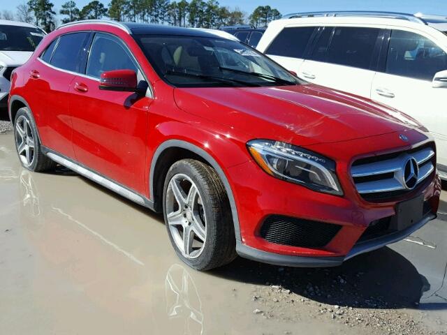 WDCTG4GB1FJ075519 - 2015 MERCEDES-BENZ GLA 250 4M RED photo 1