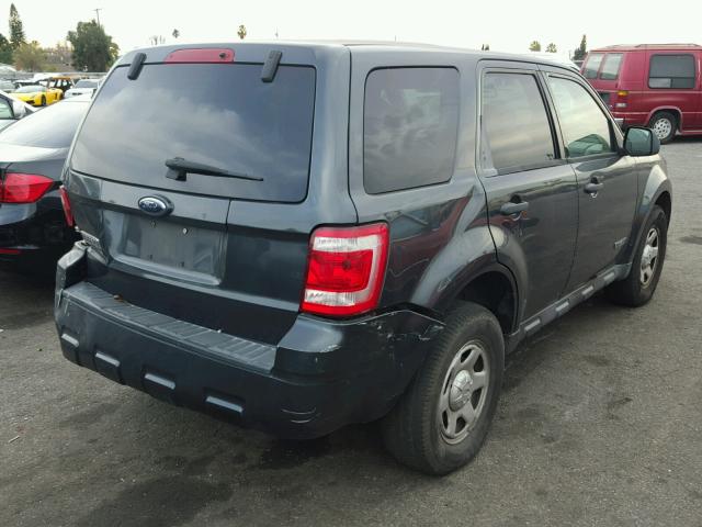 1FMCU02Z28KC97684 - 2008 FORD ESCAPE XLS BLUE photo 4