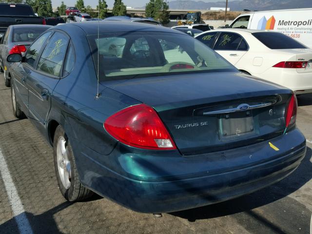 1FAFP55SXYA218164 - 2000 FORD TAURUS SES GREEN photo 3