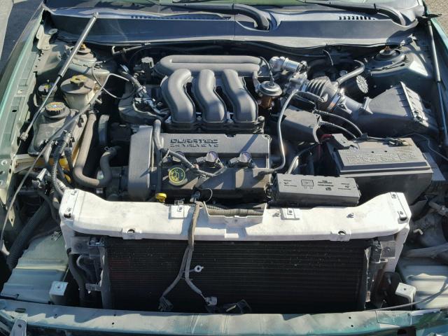 1FAFP55SXYA218164 - 2000 FORD TAURUS SES GREEN photo 7