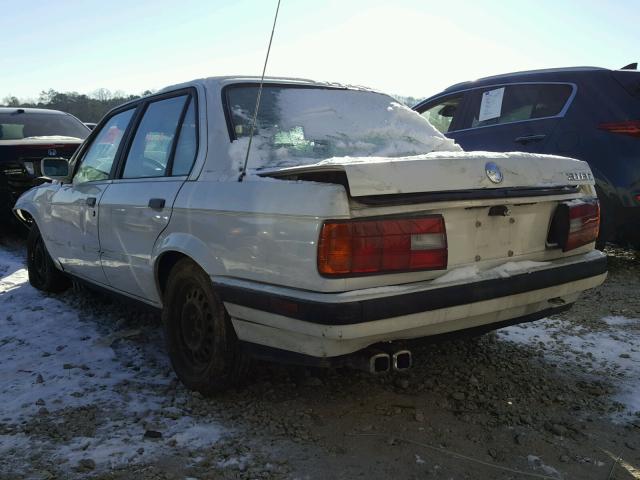 WBAAJ9316MEJ03228 - 1991 BMW 318 I WHITE photo 3