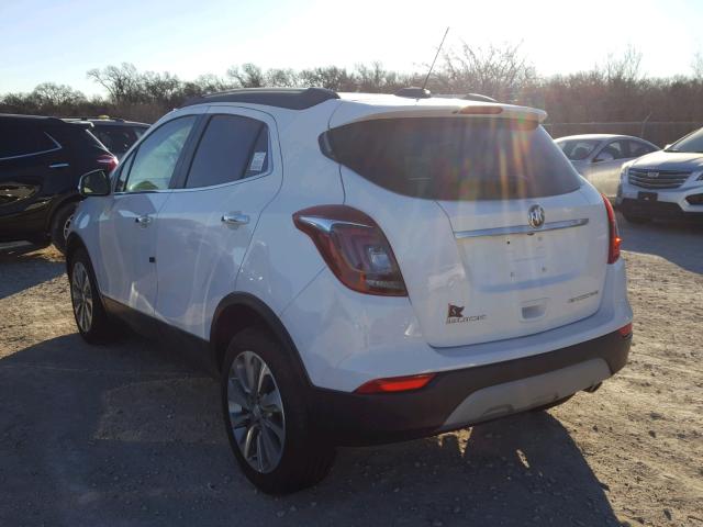 KL4CJASB7HB219028 - 2017 BUICK ENCORE PRE WHITE photo 3