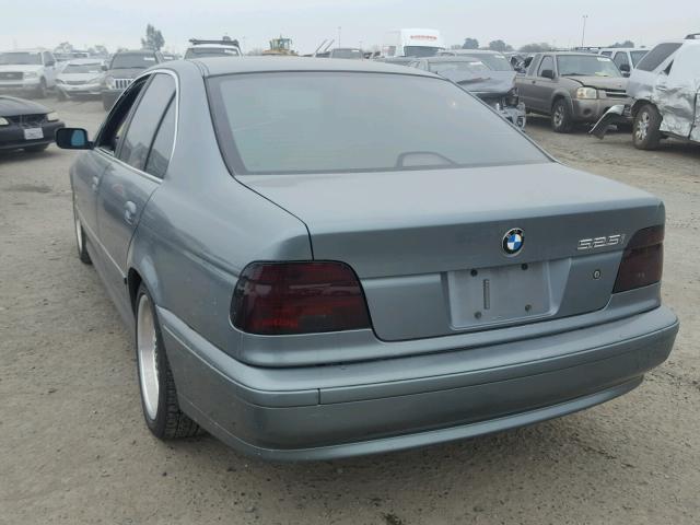 WBADT334X1GF41140 - 2001 BMW 525 I TEAL photo 3