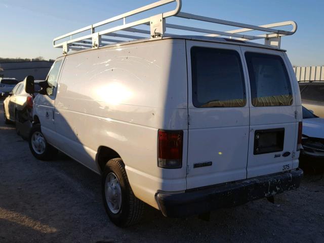 1FTNE14W49DA00729 - 2009 FORD ECONOLINE WHITE photo 3