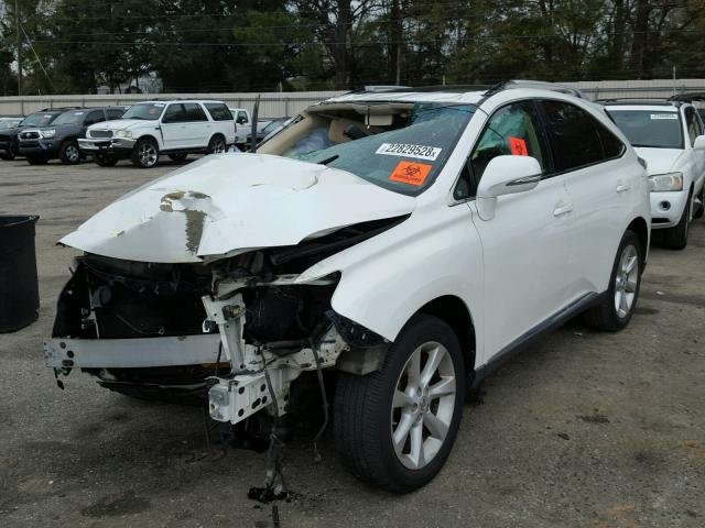 JTJZK1BA7A2404705 - 2010 LEXUS RX 350 WHITE photo 2