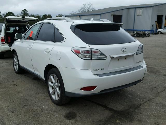 JTJZK1BA7A2404705 - 2010 LEXUS RX 350 WHITE photo 3