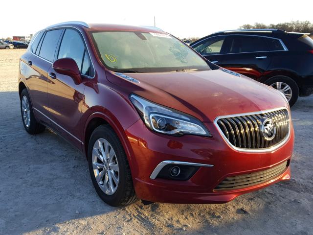 LRBFXBSA6HD085954 - 2017 BUICK ENVISION E RED photo 1