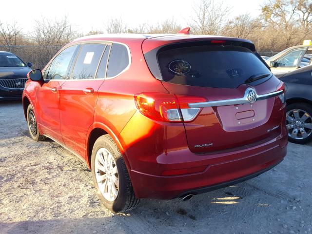 LRBFXBSA6HD085954 - 2017 BUICK ENVISION E RED photo 3