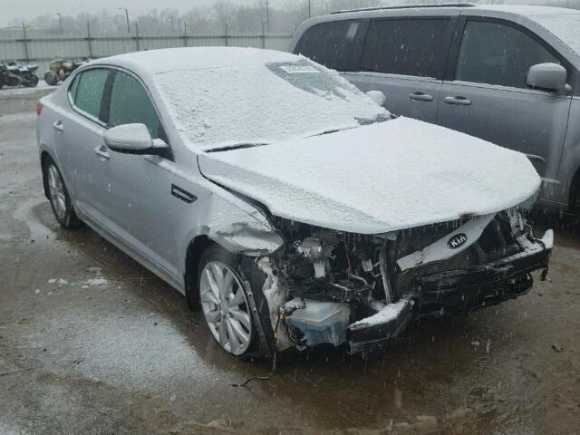 5XXGN4A71EG334806 - 2014 KIA OPTIMA EX SILVER photo 1