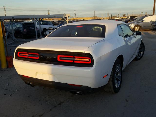 2C3CDZAG6GH316238 - 2016 DODGE CHALLENGER WHITE photo 4