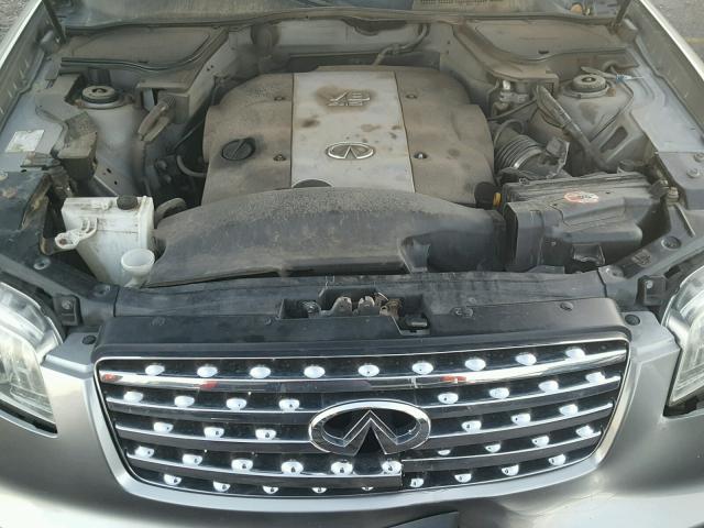 JNRBS08W13X401838 - 2003 INFINITI FX45 GRAY photo 7