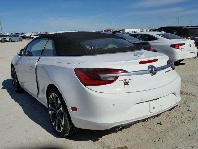 W04WH3N58HG168555 - 2017 BUICK CASCADA PR WHITE photo 3