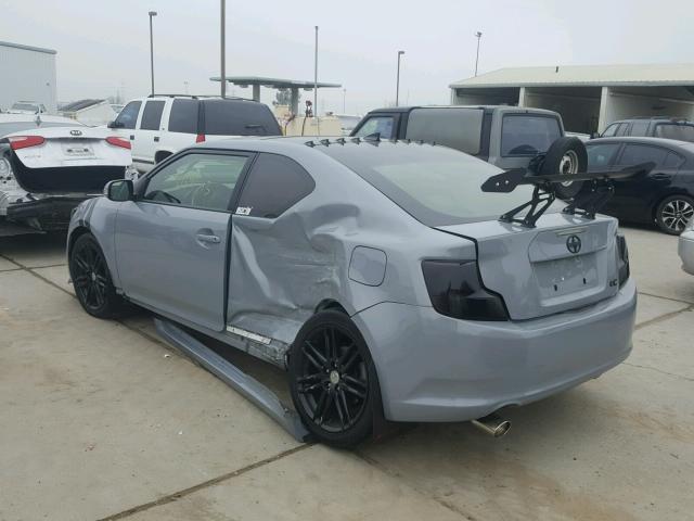 JTKJF5C76D3060922 - 2013 TOYOTA SCION TC GRAY photo 3