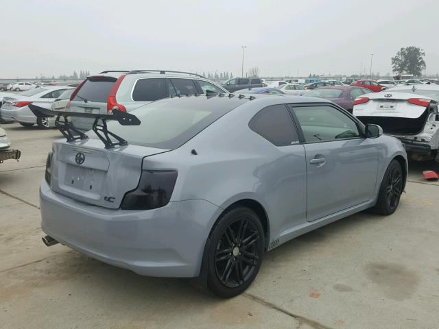 JTKJF5C76D3060922 - 2013 TOYOTA SCION TC GRAY photo 4