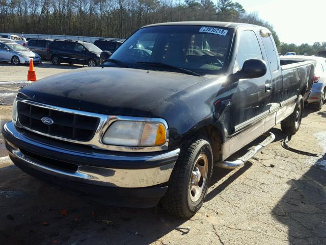 1FTDX17WXVNB63603 - 1997 FORD F150 BLACK photo 2