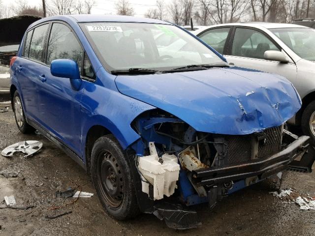 3N1BC13E67L425851 - 2007 NISSAN VERSA S BLUE photo 1