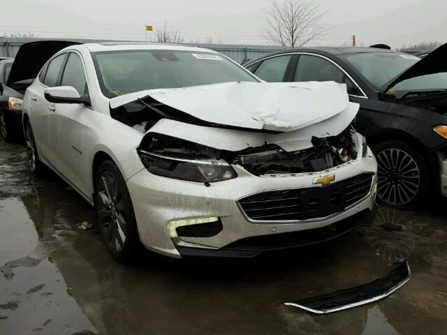 1G1ZH5SX5GF205322 - 2016 CHEVROLET MALIBU PRE WHITE photo 1