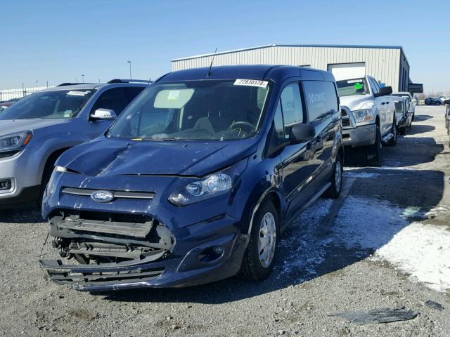 NM0LE7FX4E1161493 - 2014 FORD TRANSIT CO BLUE photo 2