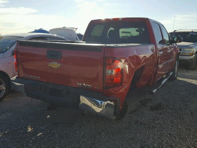 3GCPCSE03CG185770 - 2012 CHEVROLET SILVERADO RED photo 4